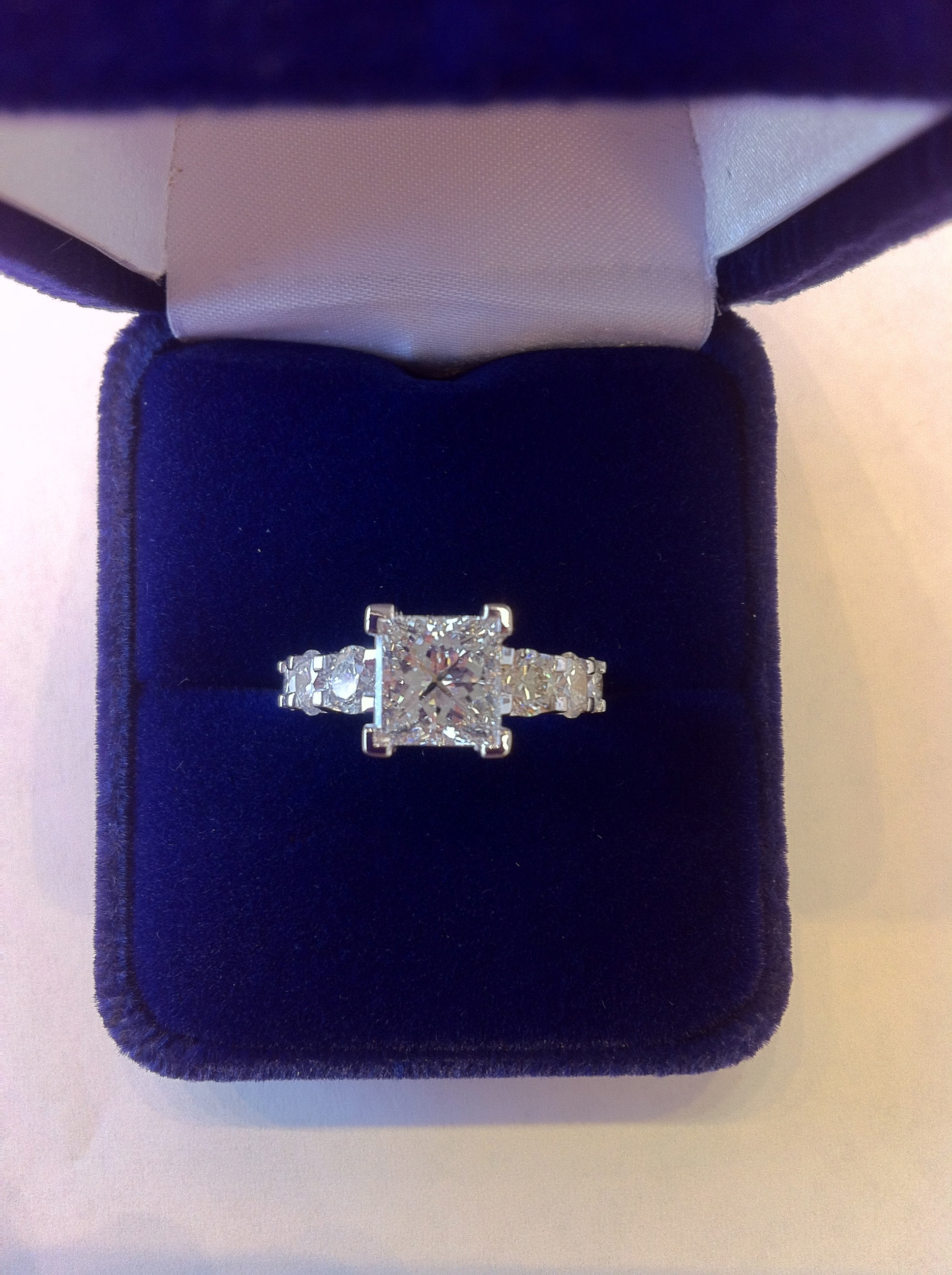 Princess Cut Diamond Engagement Ring