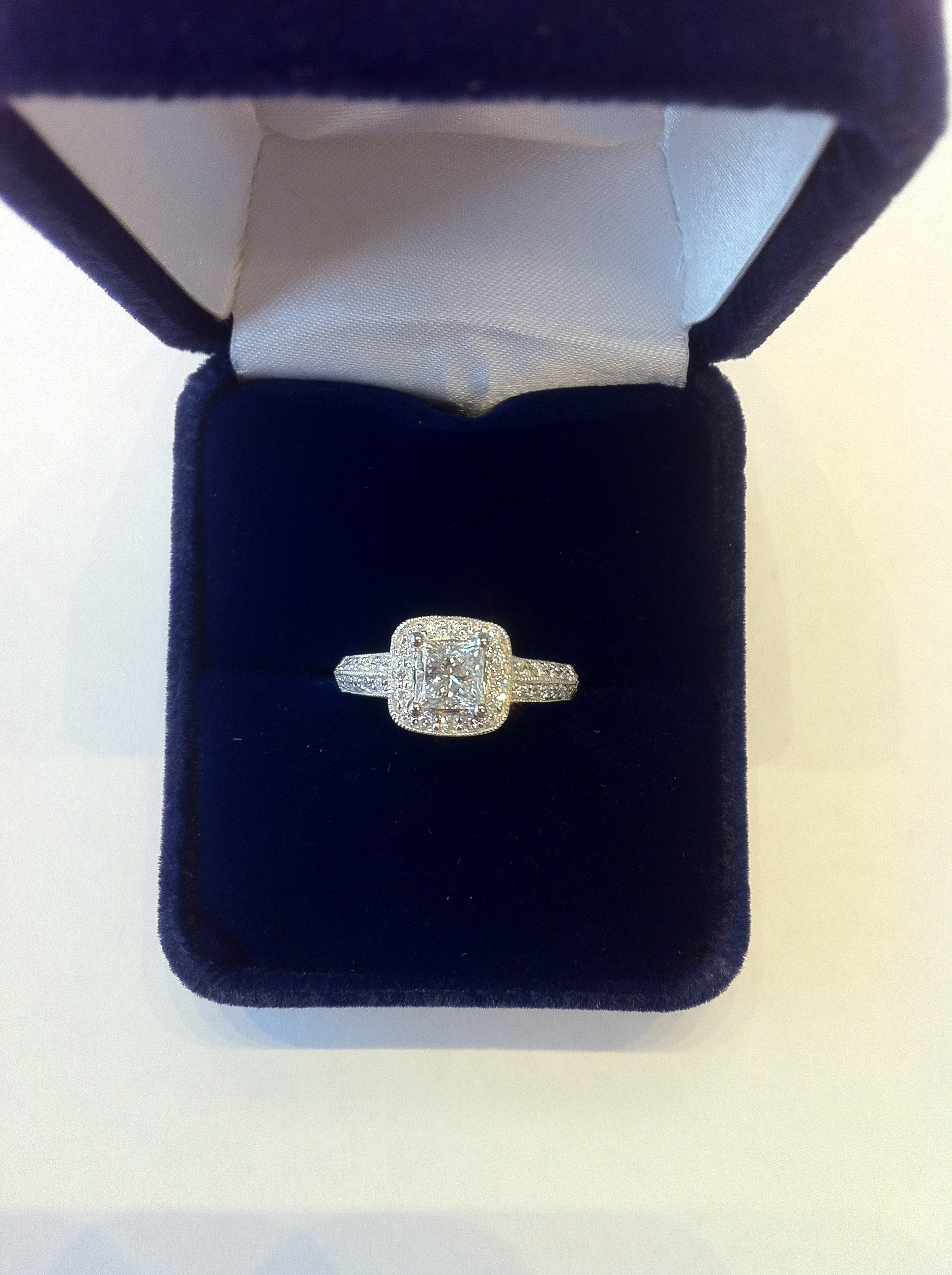 Princess Cut Diamond Engagement Ring