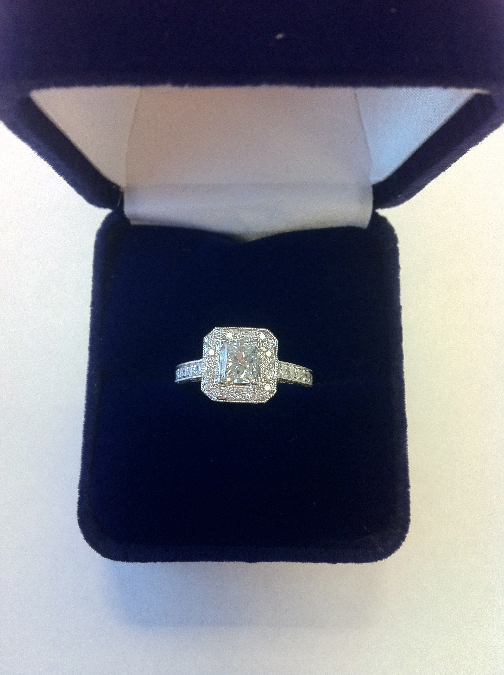 Princess Cut Diamond Engagement Ring