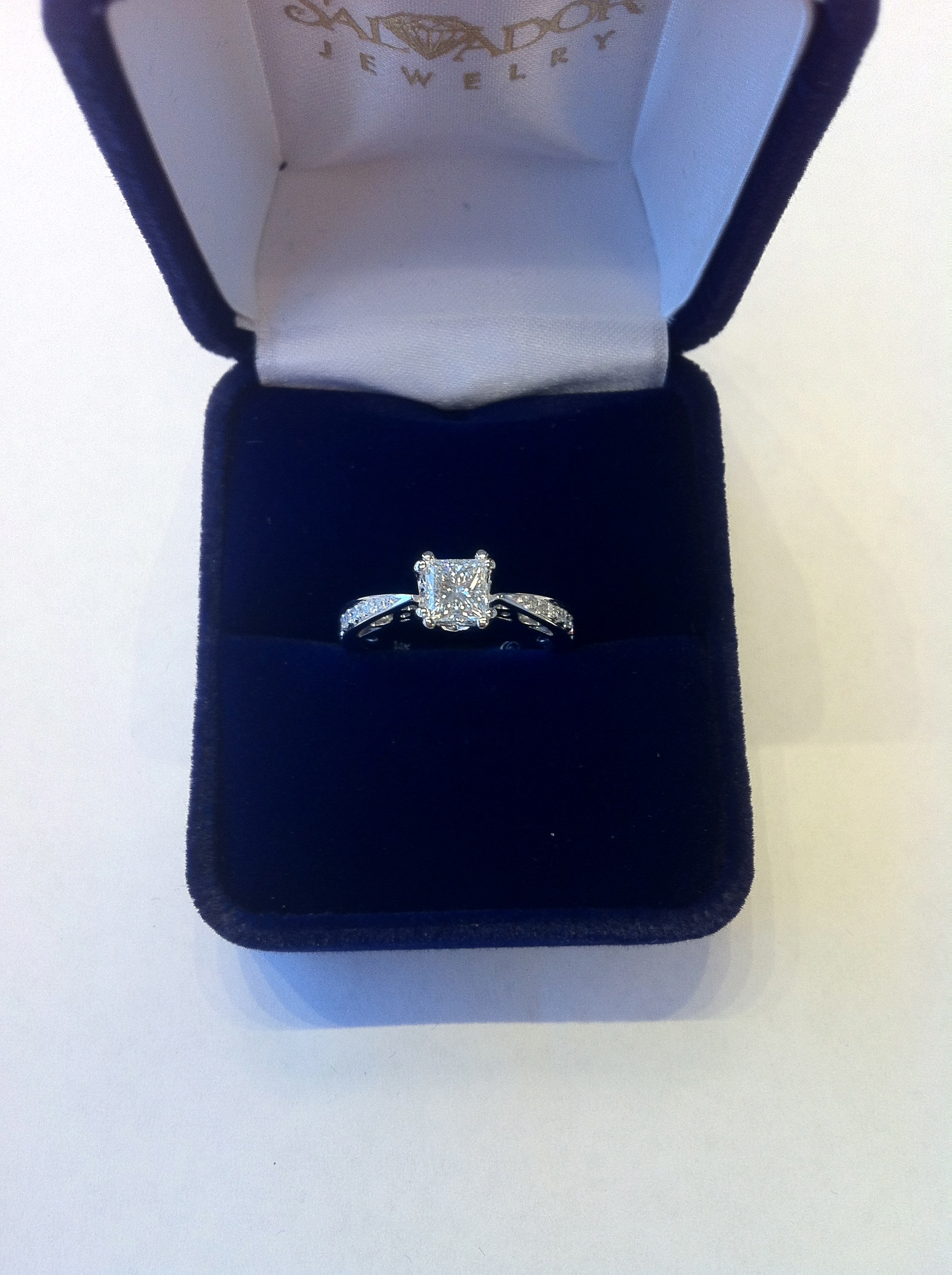 Princess Cut Diamond Engagement Ring