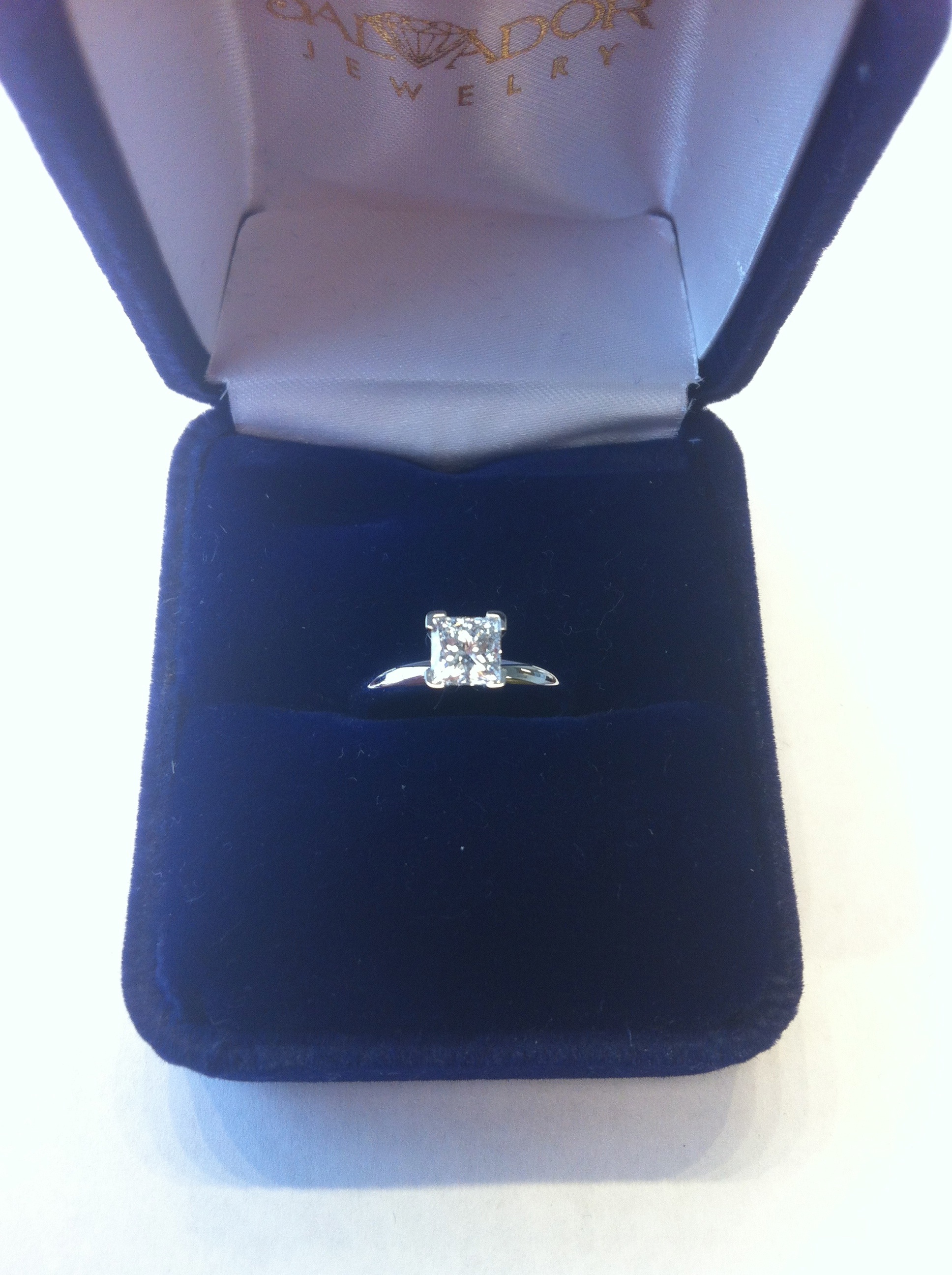 Princess Cut Diamond Engagement Ring