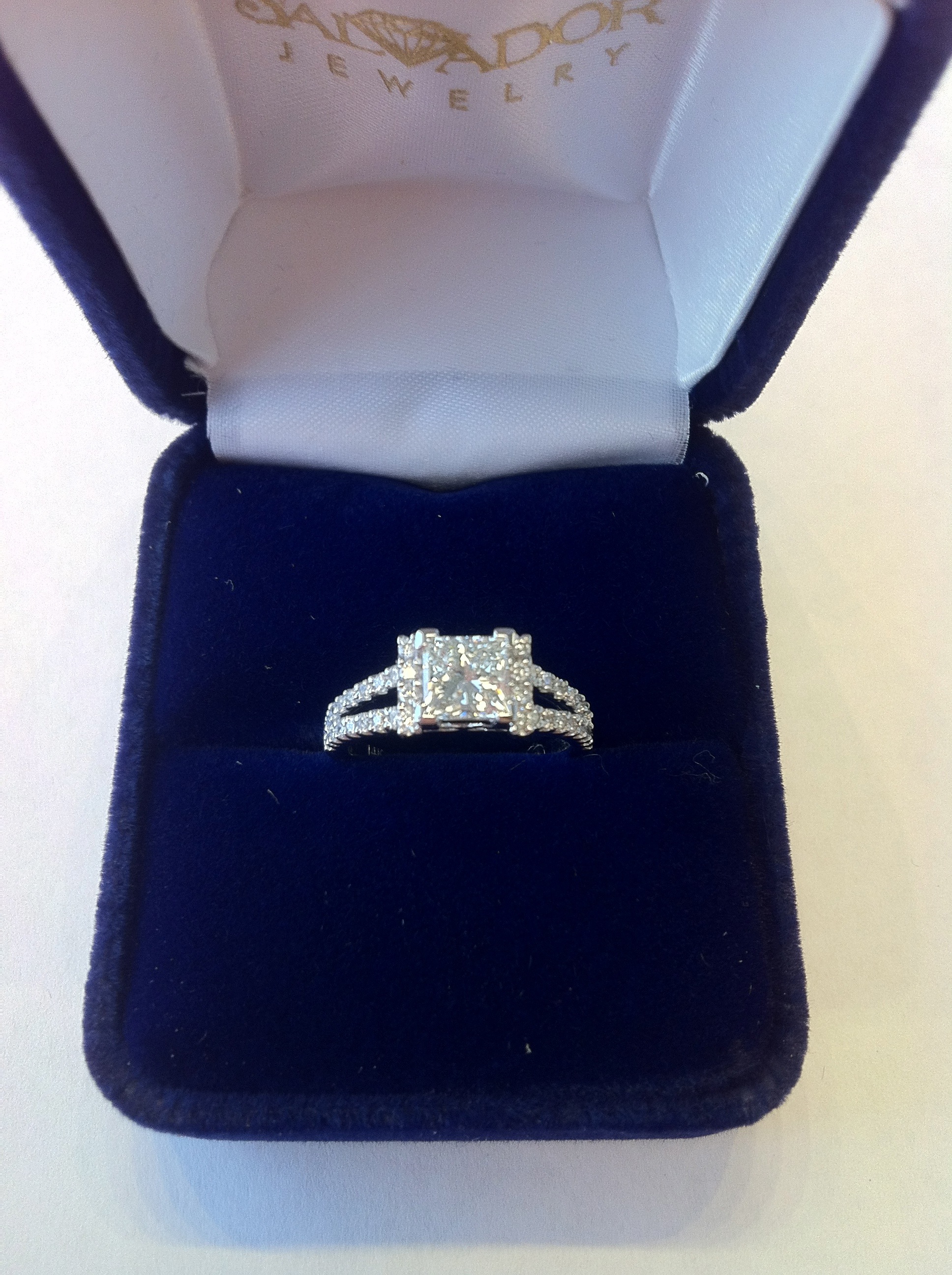 Princess Cut Diamond Engagement Ring