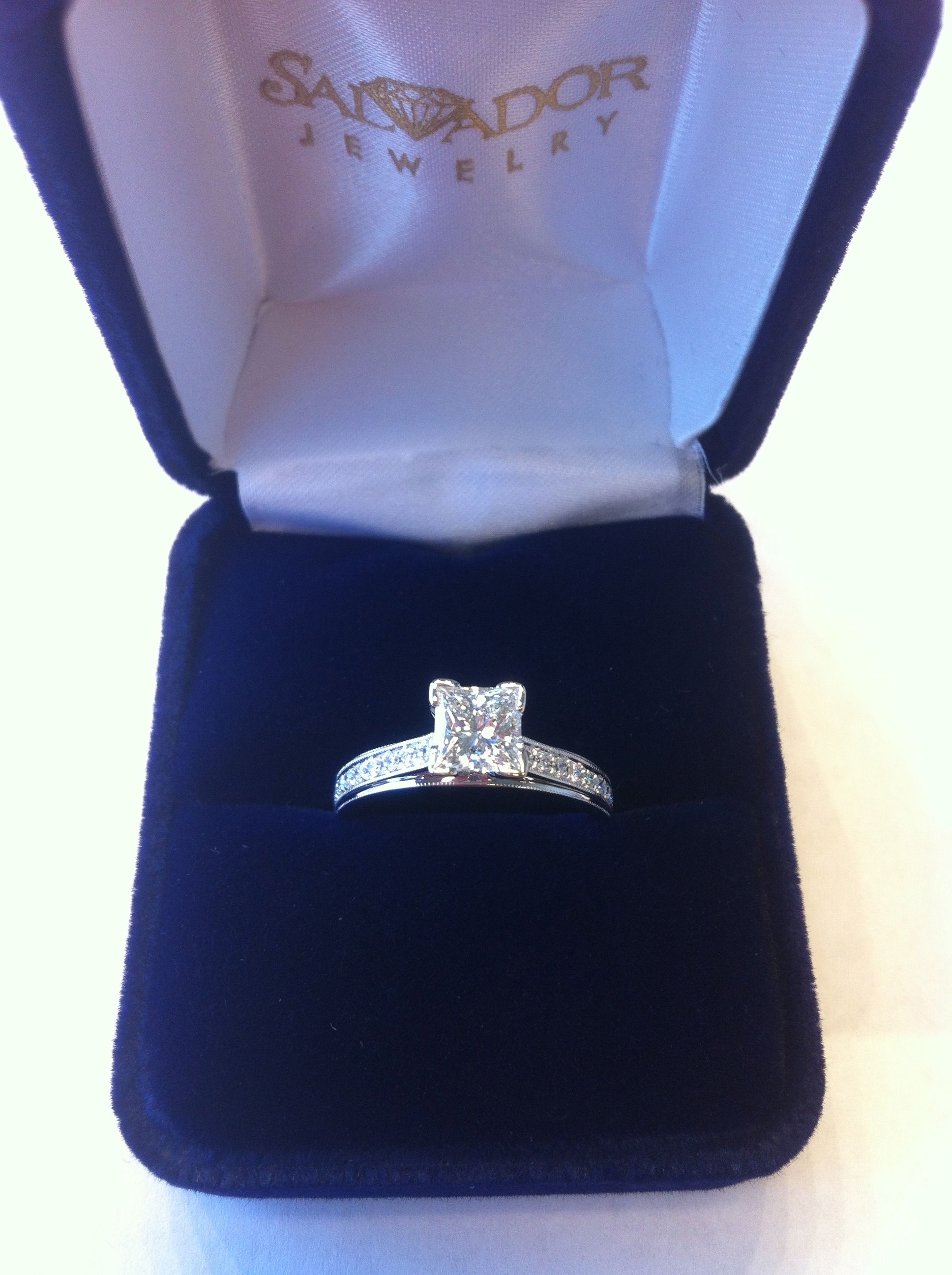 Princess Cut Diamond Engagement Ring