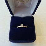 Rose Gold Round Brilliant Diamond Engagement Ring