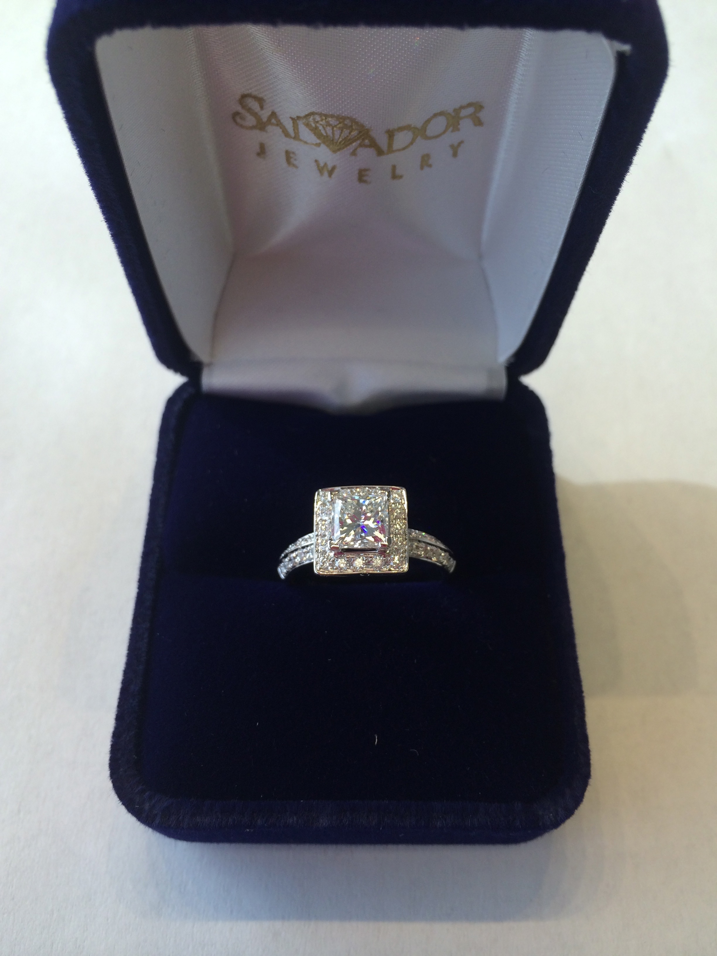 Princess Cut Diamond Engagement Ring