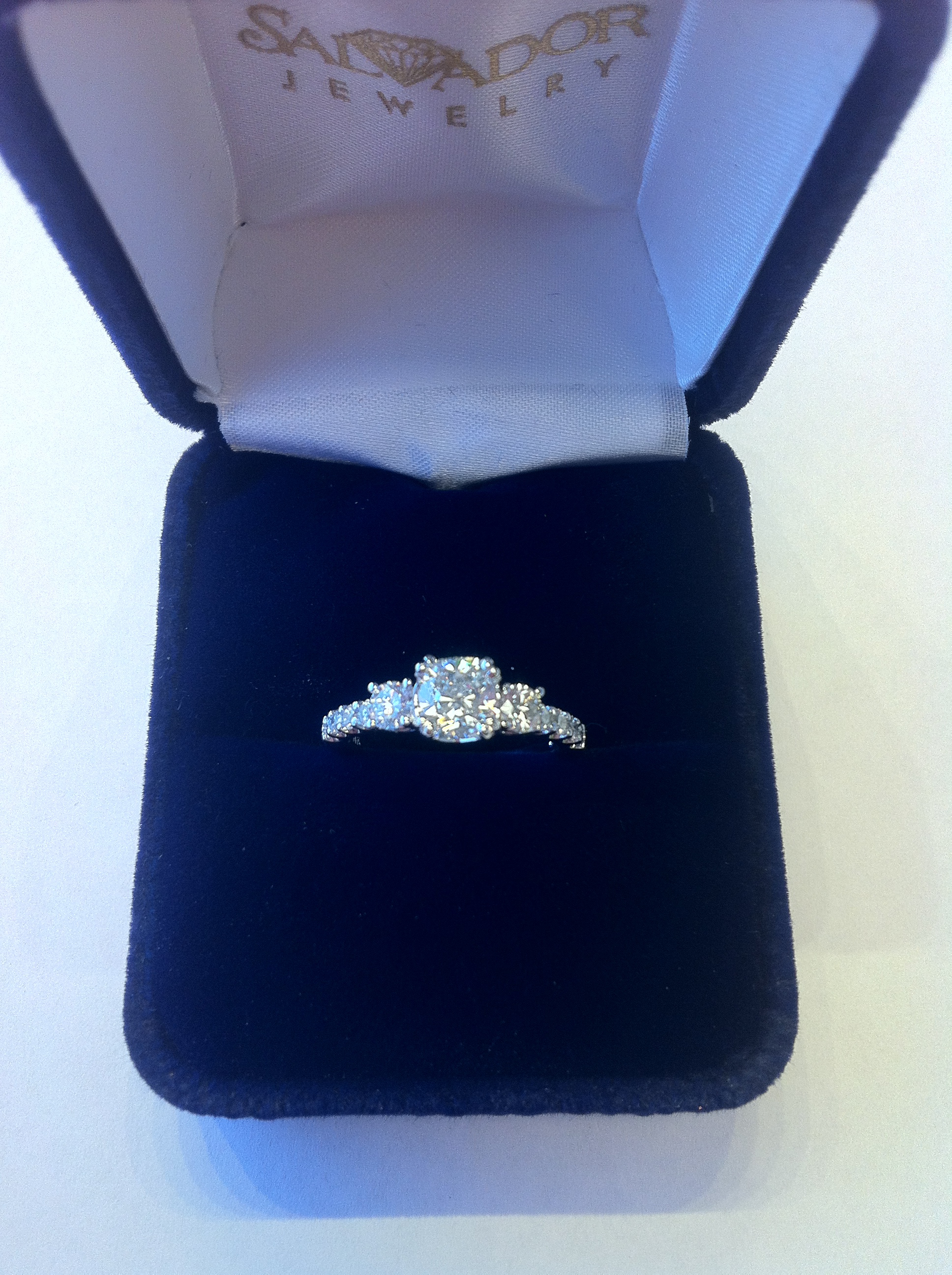 Cushion Cut Diamond Engagement Ring