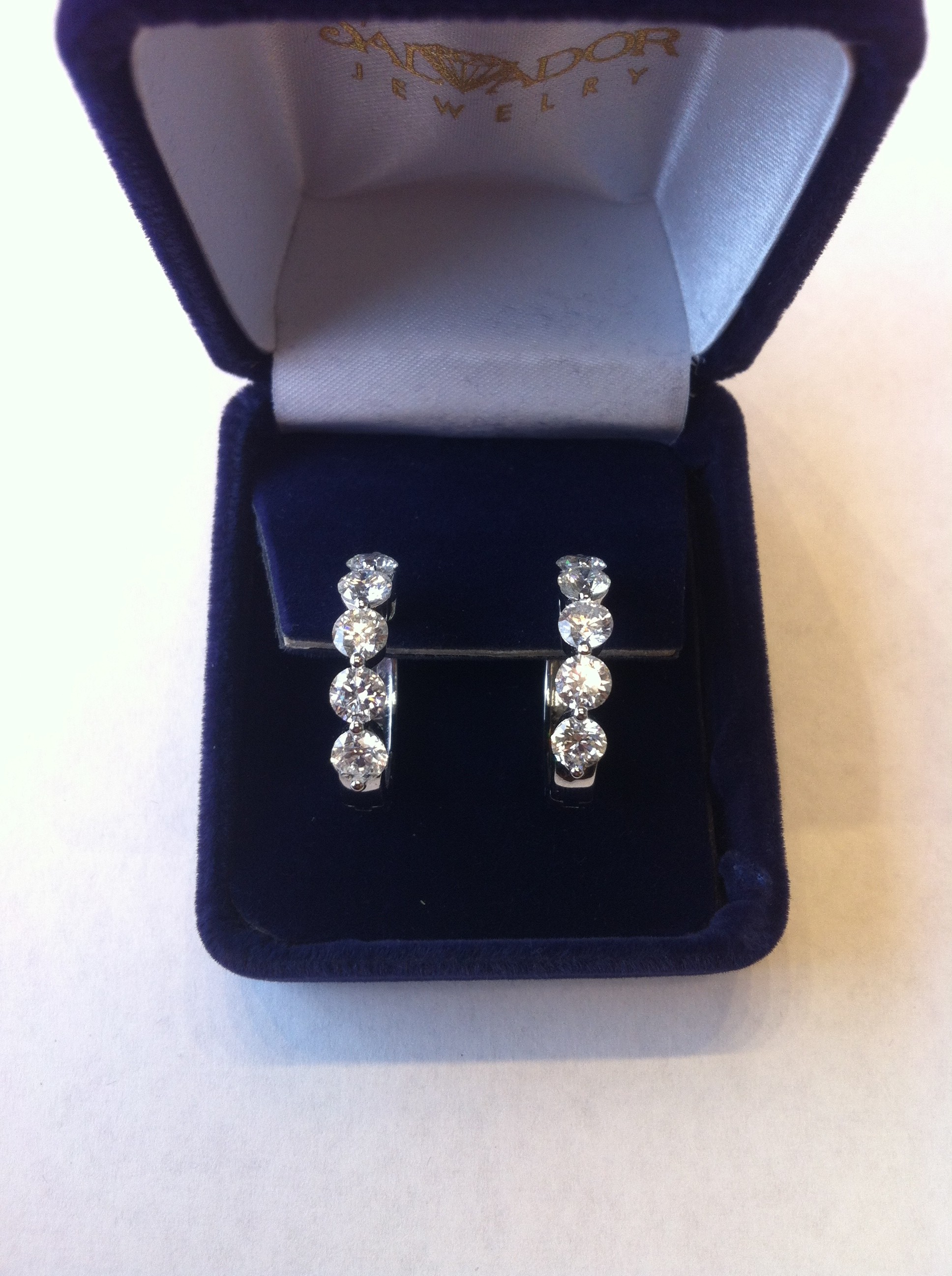 Diamond Hoop Earrings